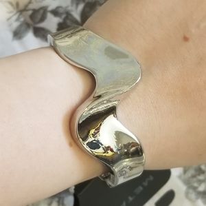 Metal Hinge Bangle NWT